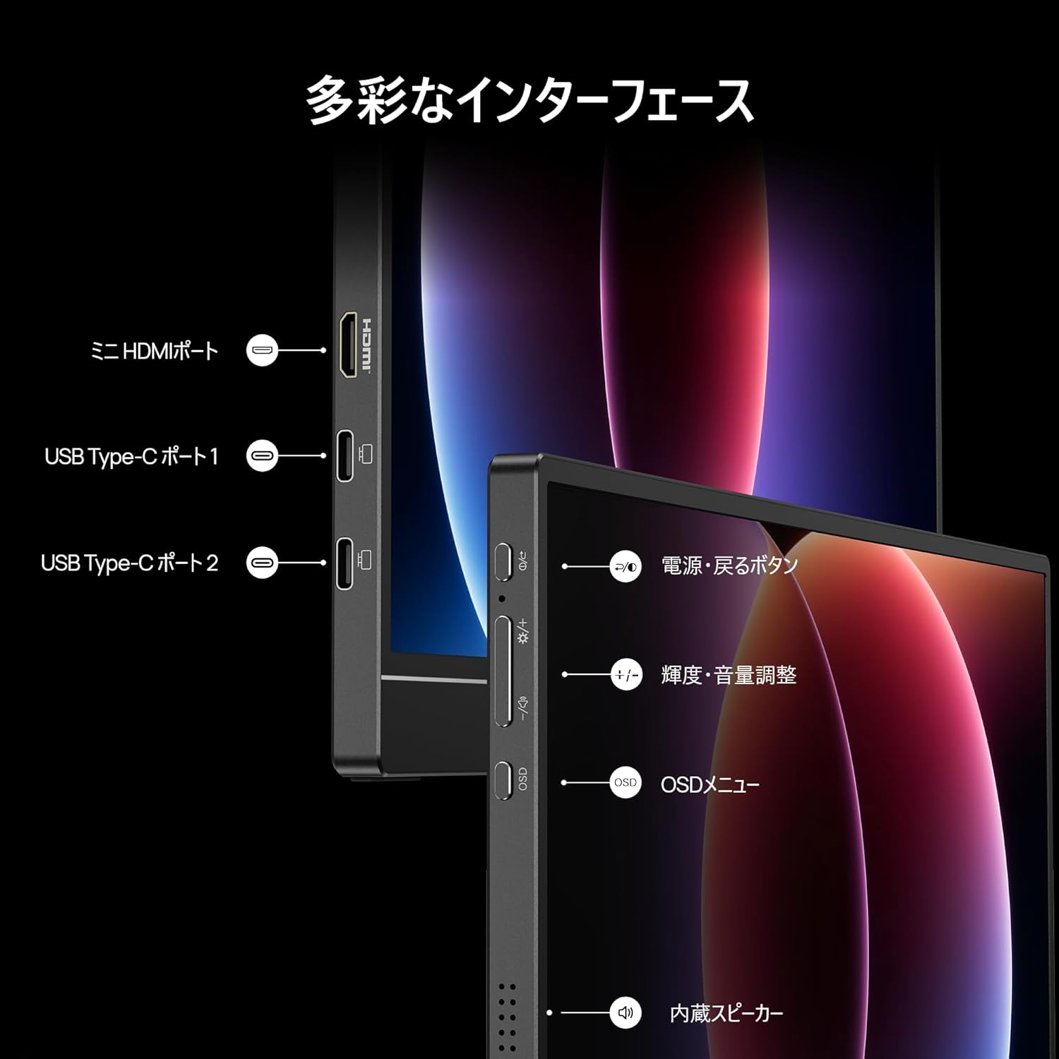 Arzopa Z1FC 144Hzポータブルゲーミングモニター 広色域 超軽量